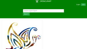openclipart圖庫：Colorful Butterfly Line Art Revivification No Background-資源代表圖