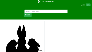 openclipart圖庫：3 bunnies-資源代表圖