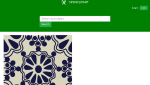 openclipart圖庫：Mexican Tile Pattern - B
