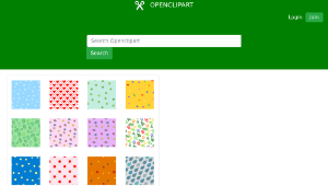 openclipart圖庫：Pattern set &quot;All year round&quot;