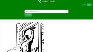 openclipart圖庫：Window washer-資源代表圖