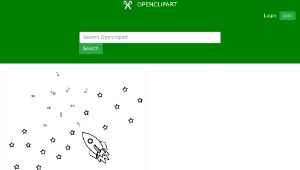 openclipart圖庫：Connect the dots - Star