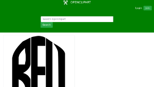 openclipart圖庫：Bell Calligram