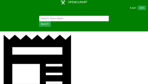 openclipart圖庫：Newspaper Pictogram