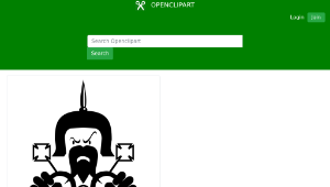 openclipart圖庫：Chopper rider縮圖