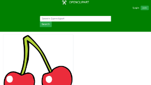 openclipart圖庫：Cherry حب الملوك縮圖