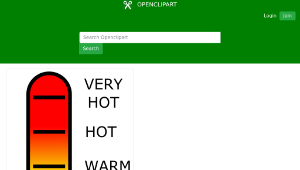 openclipart圖庫：Thermometer-資源代表圖