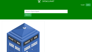 openclipart圖庫：Tardis-資源代表圖