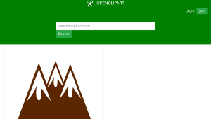 openclipart圖庫：Mountains-資源代表圖