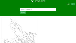 openclipart圖庫：Old airplane (Lappi)-資源代表圖