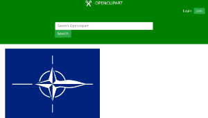 openclipart圖庫：NATO means war!縮圖