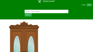 openclipart圖庫：Fancy wardrobe from Glitch縮圖