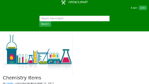 openclipart圖庫：Chemistry Items