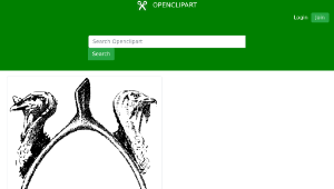 openclipart圖庫：turkeys with wishbone