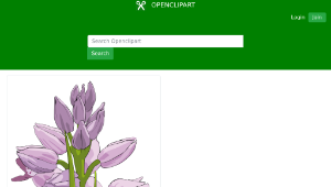 openclipart圖庫：Wild Orchid縮圖