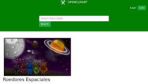 openclipart圖庫：Roedores Espaciales-資源代表圖