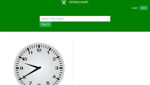 openclipart圖庫：Twenty Minutes Before Ten - 9:40-資源代表圖
