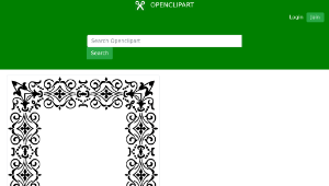 openclipart圖庫：Ornamental Divider Frame縮圖