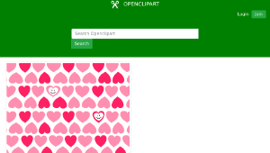 openclipart圖庫：Heart Pattern 2-資源代表圖