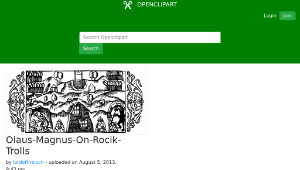 openclipart圖庫：Olaus-Magnus-On-Rocik-Trolls-資源代表圖