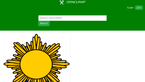 openclipart圖庫：prize ribbon blue and gold縮圖