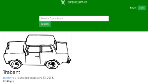 openclipart圖庫：Trabant-資源代表圖