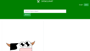 openclipart圖庫：Cow-資源代表圖