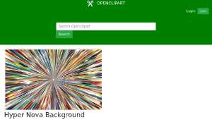 openclipart圖庫：Hyper Nova Background Finale縮圖