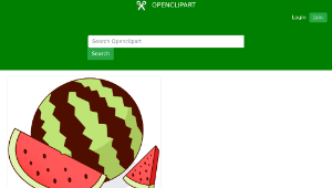 openclipart圖庫：Watermelon縮圖