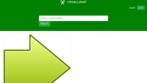 openclipart圖庫：Go Next Arrow Icon縮圖