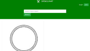 openclipart圖庫：Rope Ring-資源代表圖
