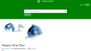 openclipart圖庫：Happy New Year-資源代表圖