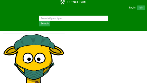 openclipart圖庫：Giraffe MD縮圖