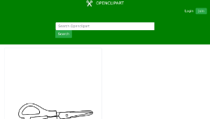 openclipart圖庫：tool scissors drawing coloring-資源代表圖