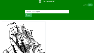 openclipart圖庫：Dutch ship-資源代表圖