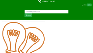 openclipart圖庫：Ampoules avec filaments - Lamp with filaments-資源代表圖