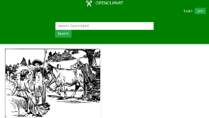 openclipart圖庫：Countryside Boy and Girl-資源代表圖