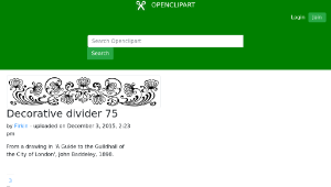 openclipart圖庫：Decorative divider 75-資源代表圖