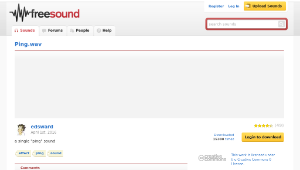 Freesound聲音庫：Ping.wav