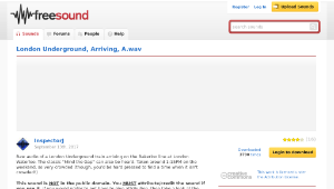 Freesound聲音庫：London Underground, Arriving, A.wav-資源代表圖
