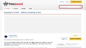 Freesound聲音庫：Splash, Jumping, D.wav-資源代表圖