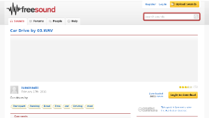 Freesound聲音庫：Car Drive by 03.WAV-資源代表圖
