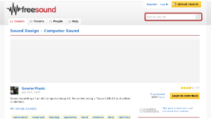 Freesound聲音庫：Computer Sound-資源代表圖