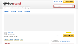 Freesound聲音庫：firenze_church_choir.wav