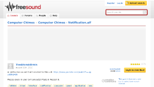 Freesound聲音庫：Computer Chimes - Notification.aif-資源代表圖