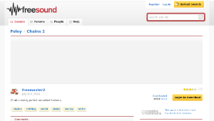 Freesound聲音庫：Chains 2-資源代表圖
