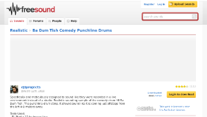 Freesound聲音庫：Ba Dum Tish Comedy Punchline Drums縮圖