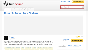 Freesound聲音庫：Horror Film Score I-資源代表圖