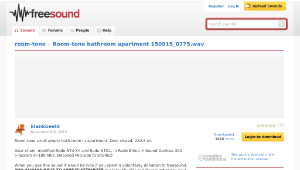 Freesound聲音庫：Room-tone bathroom apartment 150915_0775.wav縮圖