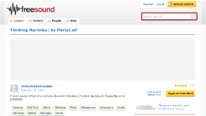 Freesound聲音庫：Thinking Marimba | by Marlys.aif縮圖
